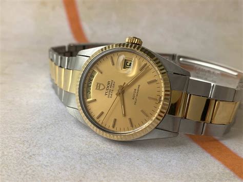 tudor prince day date gold|tudor prince day date 40mm.